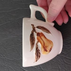 Stangl Sculptured Fruit Coffee/Tea Cups Pre-Owned Set of 6.